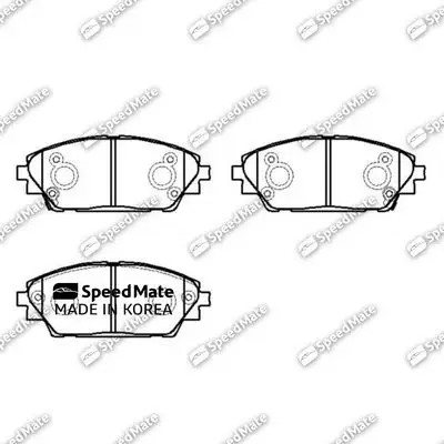 Колодки MAZDA(3(BM) SPEEDMATE SM-BPJ269
