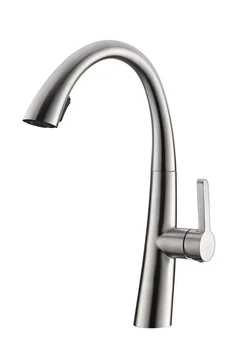 

Profsan steel PSM 300-9, stainless steel kitchen faucet (side handle, izliv with a retractable Lake)