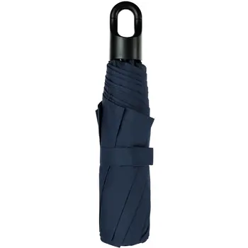 

Umbrella folding clevis with handle-carabiner