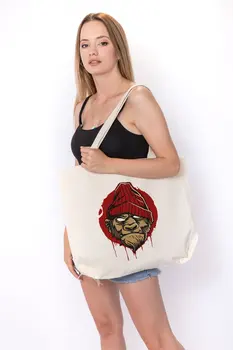 

Angemiel Bag Small Street Style Monkey Shopping Beach Tote Bag