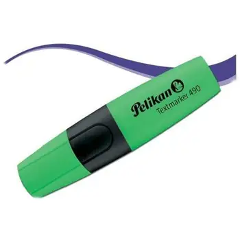 

Highlighter Textmarker 490 Chisel tip style marker green FluorescentePELIKAN5.88