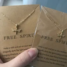 Rinhoo-collar con colgante de color dorado para mujer, mariposa, elefante, Perla de amor, cadena para clavícula, Gargantilla a la moda