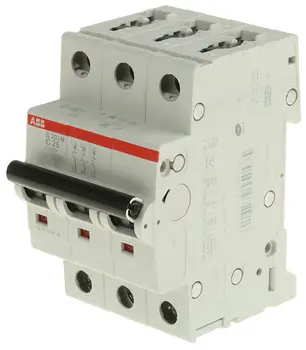 

Circuit breaker three-pole 25A ABB S200 2CDS273001R0254 (10 Ka, C)