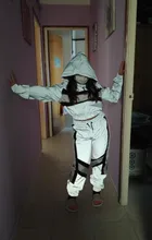 Chaqueta holgada de moda para mujer, conjuntos a juego de talla grande, conjunto de 2 piezas reflectante de Hip Hop, chándal, sudaderas con capucha, pantalones cortos