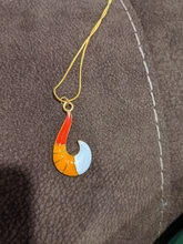 Cadena de Metal con colgante de zorro para hombre y mujer, collar de mariquita, regalo de joyería