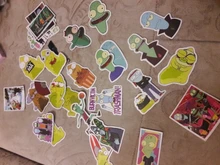 50 Uds de dibujos animados Solar opuestos temporada pegatinas monopatín DIY teléfono guitarra portátil equipaje clásico Graffiti Cool etiqueta juguete de niño