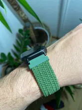 20mm/22mm trenzado Solo lazo correa para Samsung Galaxy ver 3/46mm/42mm/activo 2/equipo S3 pulsera reloj Huawei GT/2/2e/Pro banda