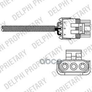 Кислородный Датчик Es10968-12b1 Delphi арт. ES10968-12B1