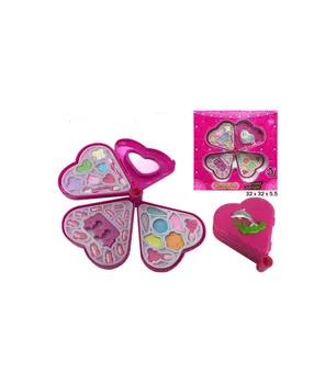 

Branch-heart shape 3 story makeup box