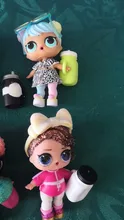 6 muñecas + 6 prendas + 6 zapatos + 6 botellas + 6 accesorios conjuntos aleatorios L.O.L. ¡Sorpresa! Muñeca LOL de 8cm, juguete para regalo
