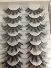 SEXYSHEEP-pestañas postizas 3D, 5/8/10 pares, naturales, voluminosas, maquillaje