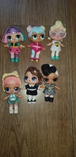 6 muñecas + 6 prendas + 6 zapatos + 6 botellas + 6 accesorios conjuntos aleatorios L.O.L. ¡Sorpresa! Muñeca LOL de 8cm, juguete para regalo