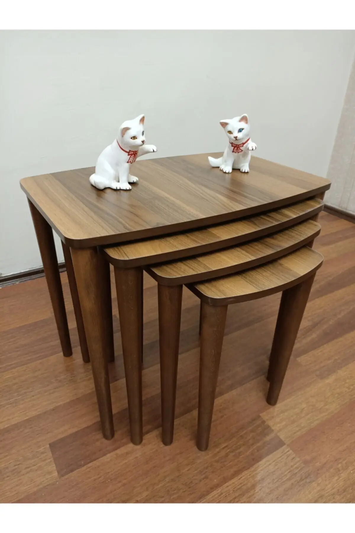 

Canisa Concept Walnut Color Telwe Series Nesting Table Set of 4