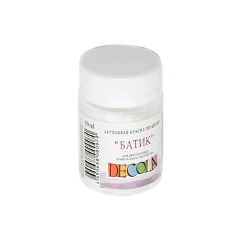 

Paint acrylic on silk DeCola batik 50 ml white