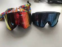 Snowboard Goggles Skiing Eyewear Double-Lens Adult UV400 Anti-Fog Men Women