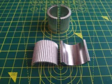 Modifitcation motocicleta 1 1/8 (28MM) 7/8 (22MM) 4 unids/set Drag Handlebar Riser abrazadera de conversión cuñas reductor conchas espaciador