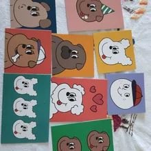 SIXONE-tarjetas decorativas creativas para perros, tarjetas decorativas, decoración de pared, accesorios de tiro, traje de pintura decorativa, 8 juegos