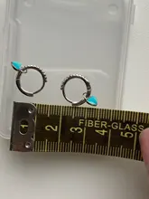 Pendientes de aro de Plata de Ley 925 Huggie para mujer, aretes geométricos de amor, Piercing de circonita, joyería de plata