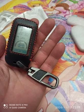 Cuero coche caso clave de Starline E63 E90 E91 E61 E95 E66 2-coche alarma LCD controlador remoto llavero transmisor llaves cubierta