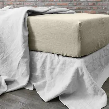 

Fitted Sheet Natural linen