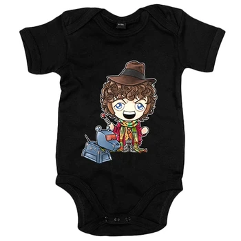 

Baby bodysuit Chibi Kawaii K9 & 4th Doctor Who spoof