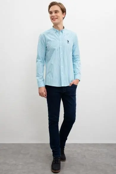 U.S. POLO ASSN. Мужской тканый гомлек