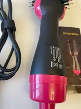 Secador de pelo 2 en 1 de un paso, cepillo de aire caliente, rizador, secador eléctrico, herramientas de estilismo para el cabello