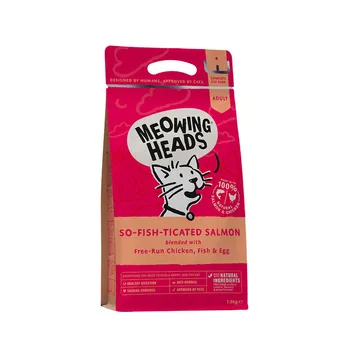 

Barking Heads for adult cats with salmon, chicken and rice 1,5 kg x 1 pc