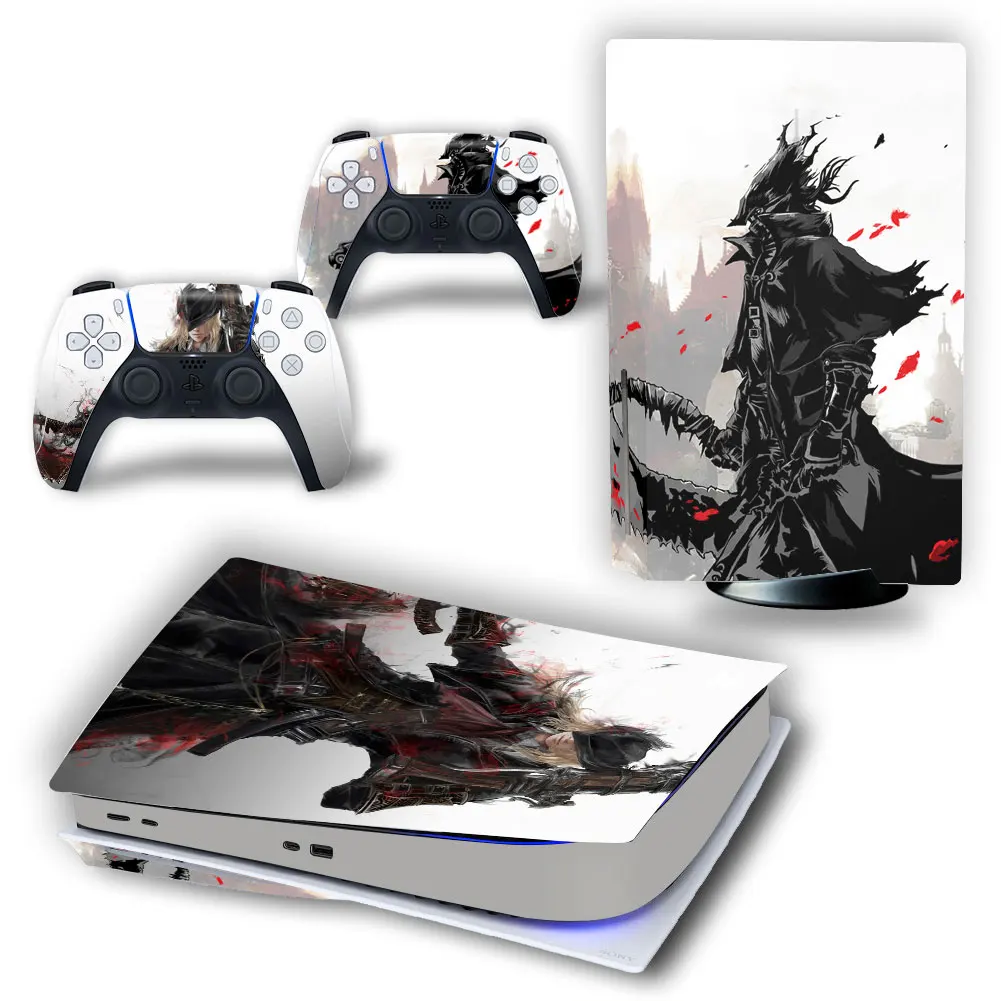 Bloodborne Ps5 Standard Disc Edition Skin Sticker Decalcomania Cover Per Console Ps5 E 2 Controller Ps5 Skin Sticker #3985