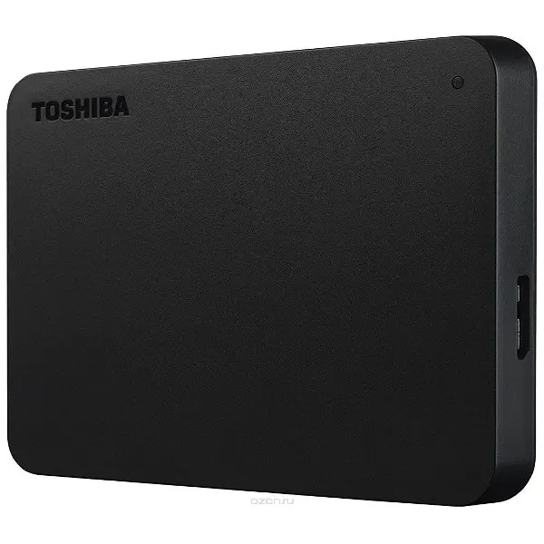 Внешний жесткий диск (HDD) Toshiba HDD 2.5'' 1.0Tb Canvio Basics (HDTB410EK3AA) Black | Компьютеры и офис