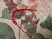 Pipitree-pulsera con abalorio de tortuga de mar de la suerte para mujer y niño, brazalete de cordel rojo, Pulseras de deseos, regalo, joyería