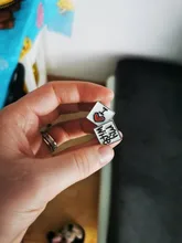 Gemelos de moda para hombres, diseño de I Love My Wife, buena pareja, camisa, abalorio de aleación de Zinc, 8C1735