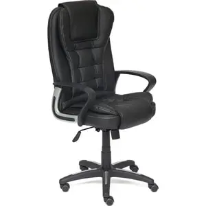 

Chair tetchair Baron leather/Deputy black/black perforated 36-6/36-6/06