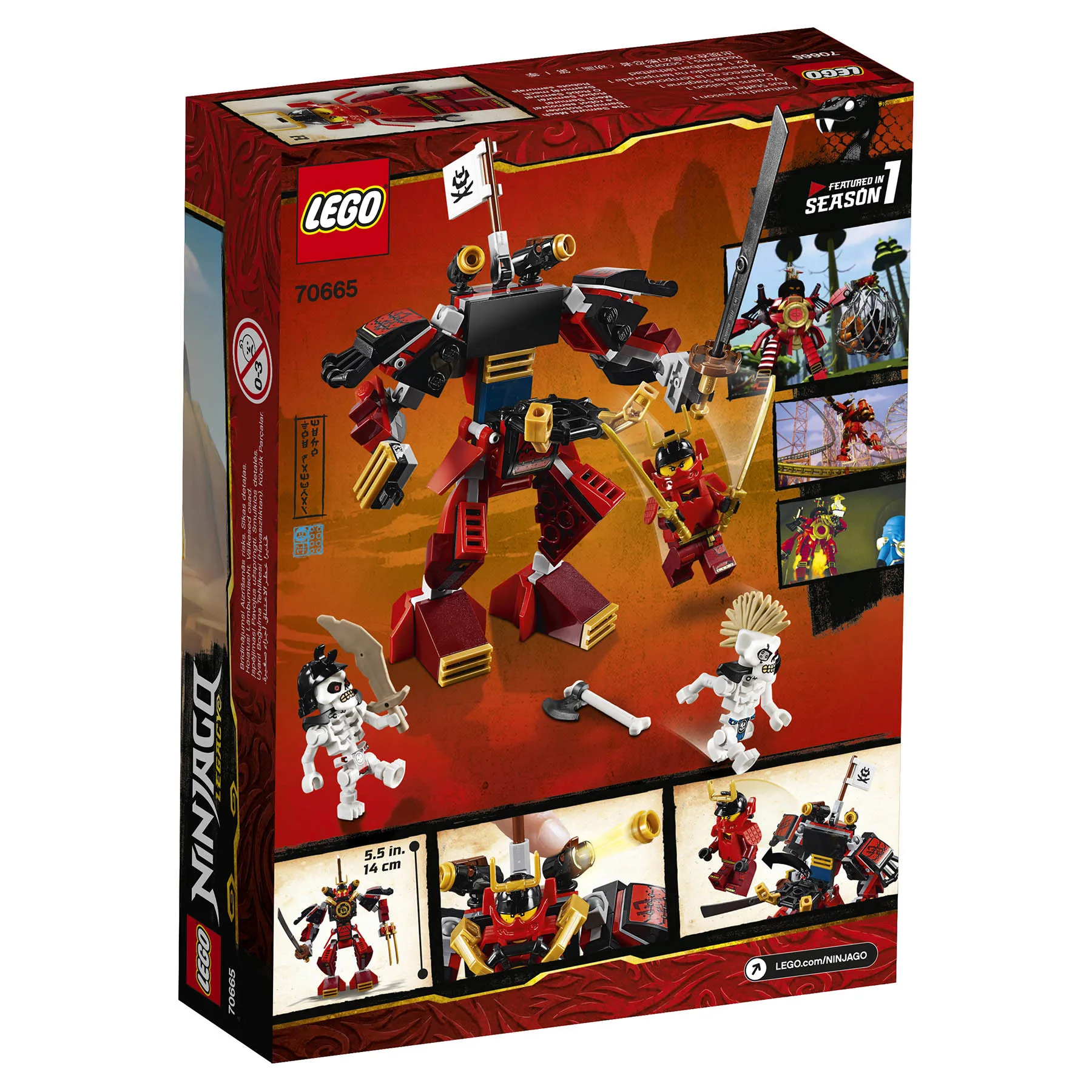 lego ninjago 70665 samurai robot