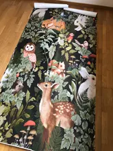 Wallpaper Mural Asian Bedroom Animals Beibehang Living-Room Home-Decor Tv Background