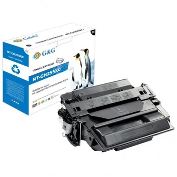 

Compatible G & G HP CE255X black TONER cartridge No. 55X 12.500 pages