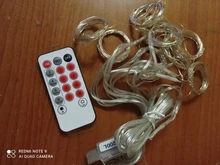 3M LED Curtain Fairy Lights Remote Control USB String Lights Christmas Decoration For