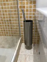 Toilet-Brush Bathroom-Storage Stainless-Steel Wall-Mount for Modern-Style Finished SUS304