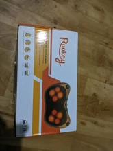 Almohada de masaje de cabeza relajante, VIBRADOR ELÉCTRICO para hombros, espalda, calefacción, terapia infrarroja, masajeador de cuello shiatsu, 8 unidades