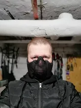 Nueva táctica máscaras de Airsoft Paintball CS plegable media cara de acero de bajo carbono de malla de estilo militar cómodo oreja máscara protectora