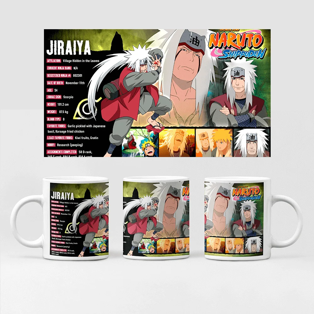 Caneca Naruto kakashi Sasuke Sakura - DYMC