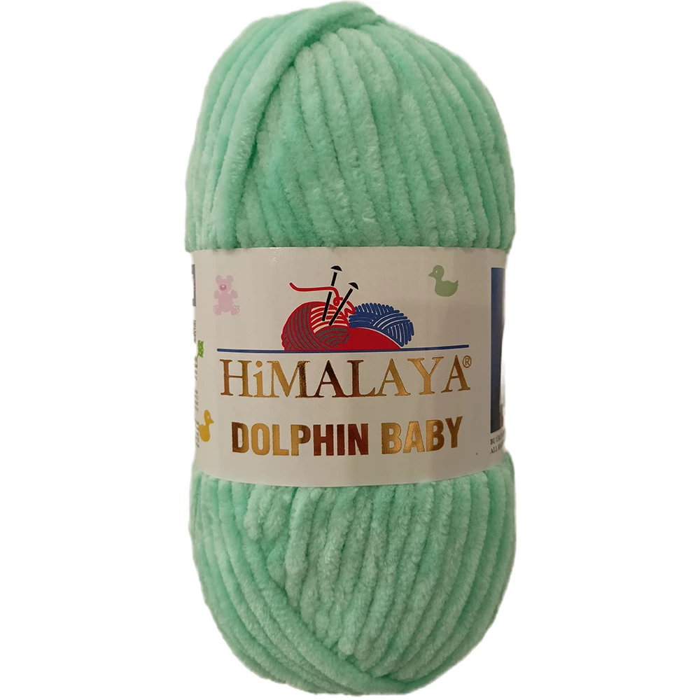Himalaya Dolphin Baby Chenille Yarn, Turquoise - 80315