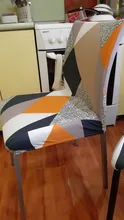 Case Chair-Cover Stretch Office-Chair Spandex Elastic Dining Removable Anti-Dirty Geometry