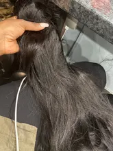 Vanlov recto pelo brasileño recto mechones de cabello humano postizo Natural negro 1/3/4 piezas/mucho 100% extensiones de cabello humano cabello Remy