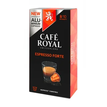 

ESPRESSO FORTE, coffee Royal 10 compatible Nespresso aluminum capsules