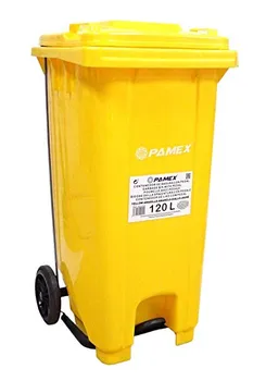 

Garbage container recycling 120 litres with pedal