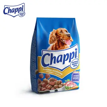 

Dry dog food Chappi "Ooth meat lunch", Мясное abundance with vegetables and herbs, 600g