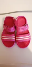 Zapatos informales con punta cerrada para niños, sandalias de playa planas, 1 par