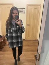 Oversized Shirts Clothing Tops Button Female Blouse Long-Sleeve Toppies Vintage Plus-Size