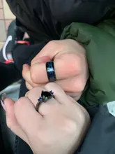 Anillo de circonia cúbica con forma de corazón negro para parejas, sortija, Zirconia, circonita, zirconita, zirconita, circón, estilo romántico, Popular, aniversario de boda